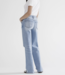 High Rise Wide with Knee Distressed, Poseidon