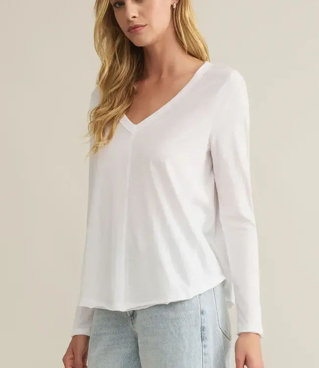 ZSupply Vail Long Sleeve Tee, White