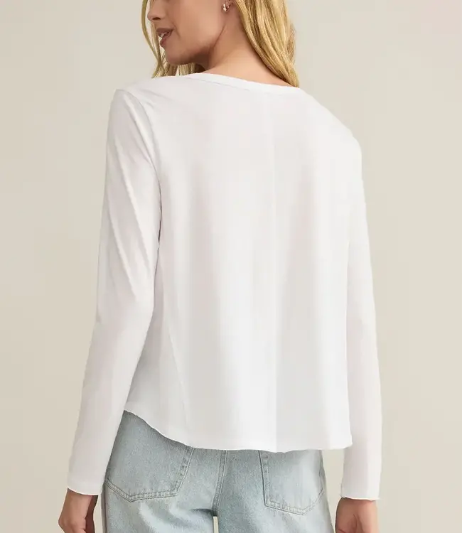 ZSupply Vail Long Sleeve Tee, White