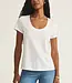 ZSupply Anywhere Scoop Tee, White