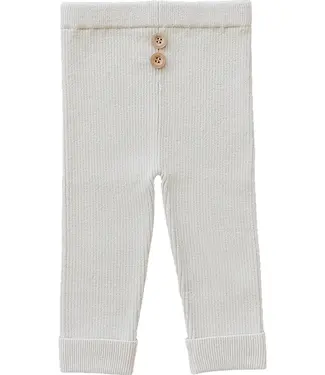 Mebie Baby Cream Knit Leggings