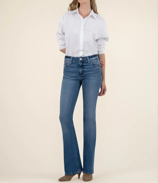 Kut from the Kloth Natalie Mid Rise Bootcut, Studious