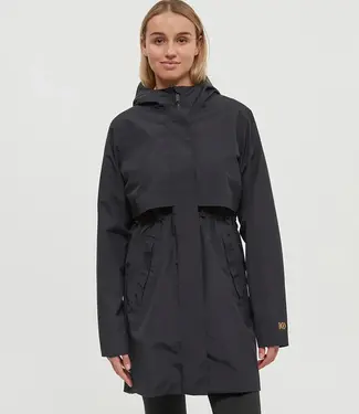 Tentree Nimbus Long Rain Jacket, Meteorite Black