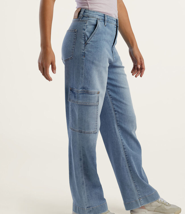 Du/er Performance Denim HR Cargo, Pacific