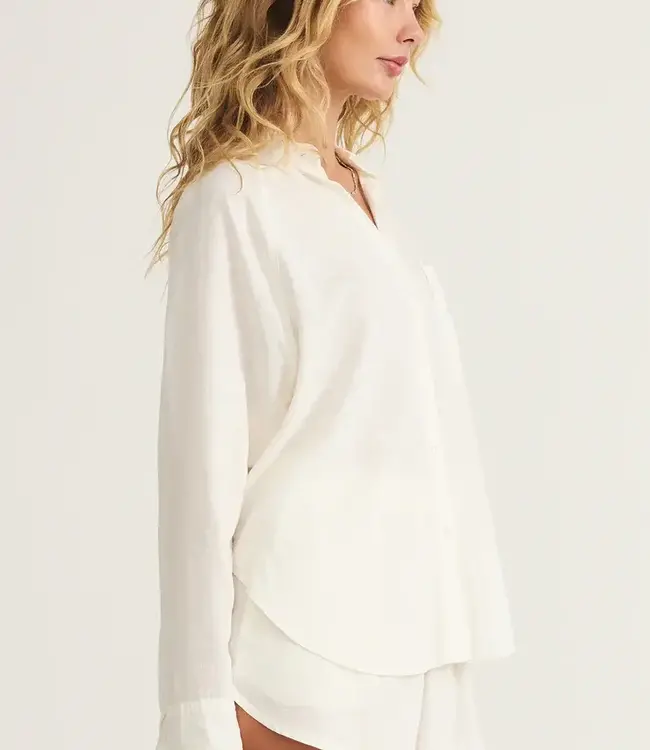 ZSupply The Perfect Linen Top, White