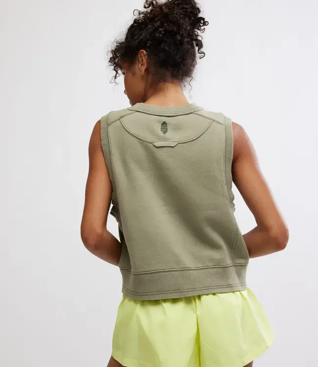 Free People 25FP02-Intercept Tank, Sage Stone