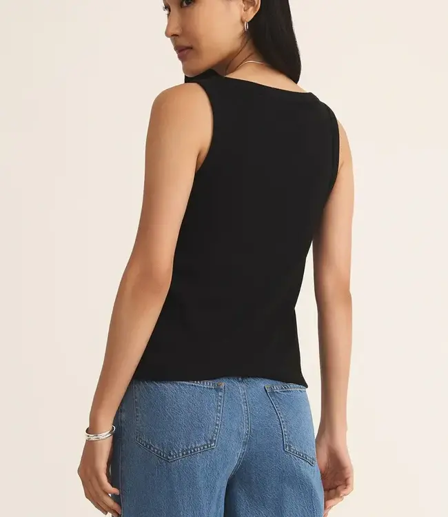 ZSupply Elin Rib Tank Black