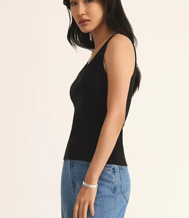 ZSupply Elin Rib Tank Black