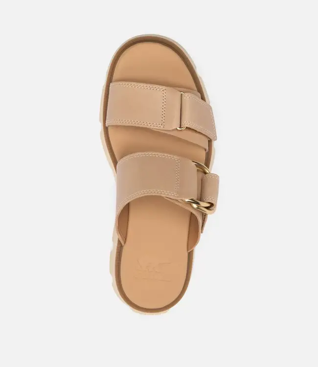 Sorel Rein CB Slide Sandal, Honest Beige/Bleached Ceramic