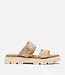 Sorel Rein CB Slide Sandal, Honest Beige/Bleached Ceramic