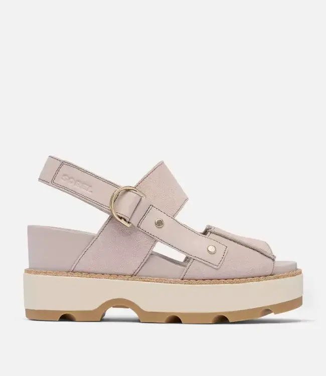 Sorel Joanie IV Sandal Wedge, Crushed Clay/Gum 17