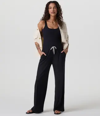 Vuori Pose Scoop Jumpsuit, BLK