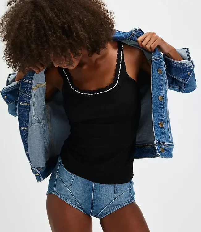 Free People Only You Tank, Black