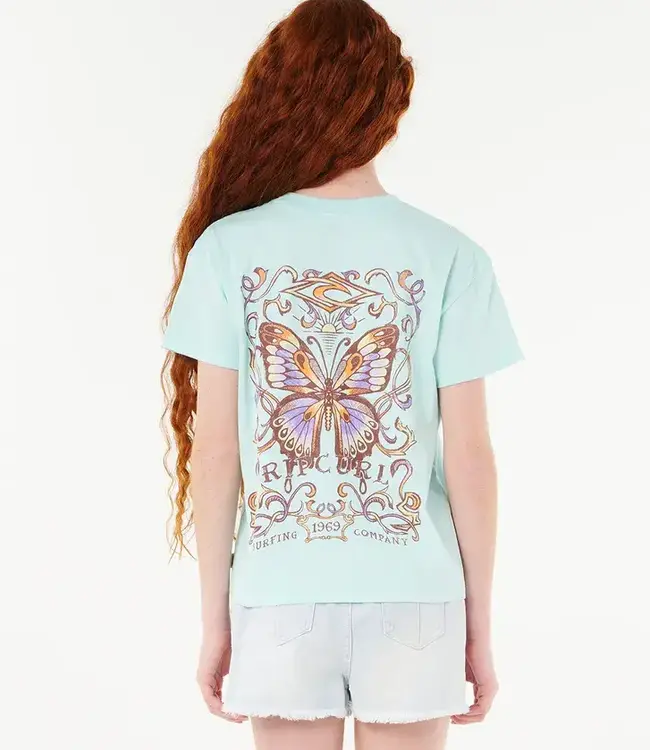 Rip Curl Butterfly Heritage Tee (8-14 years)