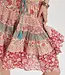 Free People Many Layers Printed Skirt,Sun Faded Combo
