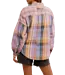 Free People Madras Dreams Shirt, Pink Combo