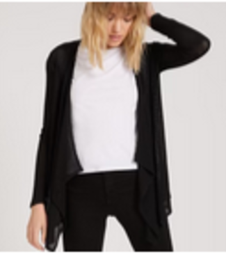 Volcom Go Go Cardigan Wrap, BLK