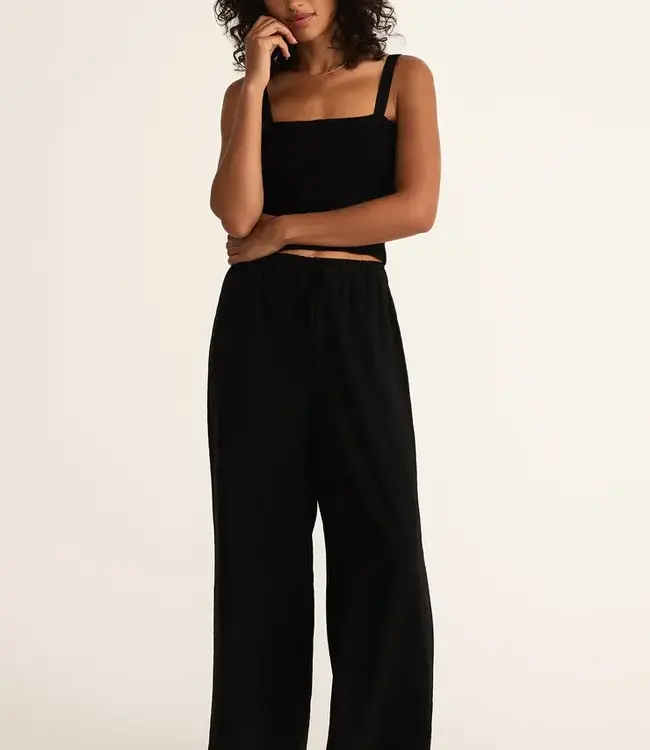 ZSupply Easton Linen Pant, Black