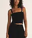 ZSupply Amelie Linen Top, Black