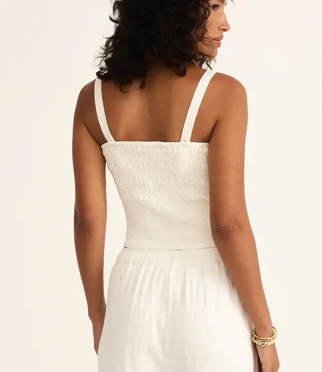 ZSupply Amelie Linen Top, White