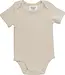 Mebie Baby Ribbed Bodysuit, Cream