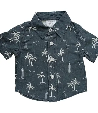 Button Up Shirt, Navy Surfer