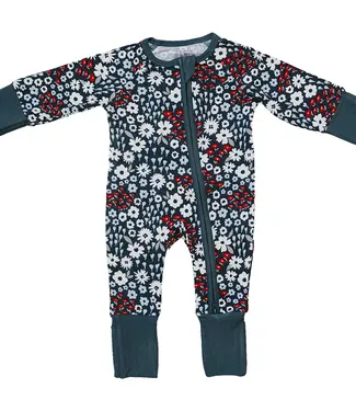 Bamboo Zipper, Americana Floral