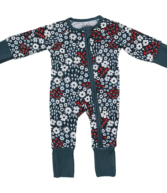 Bamboo Zipper, Americana Floral