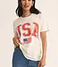 ZSupply Flag Boyfriend Tee, Sea Salt