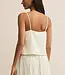 ZSupply Fiore Crinkle Satin Tank, Sandstone