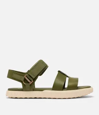 Sorel 25SOR05-Ona Ave Strap Sandal, Green/Bleach