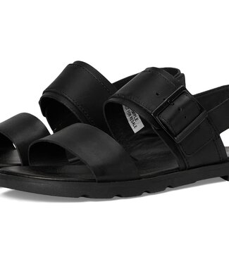 Sorel 25SOR05-Ella III Slingback Sandal, Black/Metallic