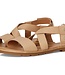 Sorel 25SOR05-Ella III Crisscross Sandals, Honest Beige/Gum