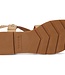 Sorel 25SOR05-Ella III Crisscross Sandals, Honest Beige/Gum