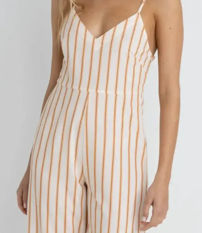 Tide Stripe Jumpsuit, Natural