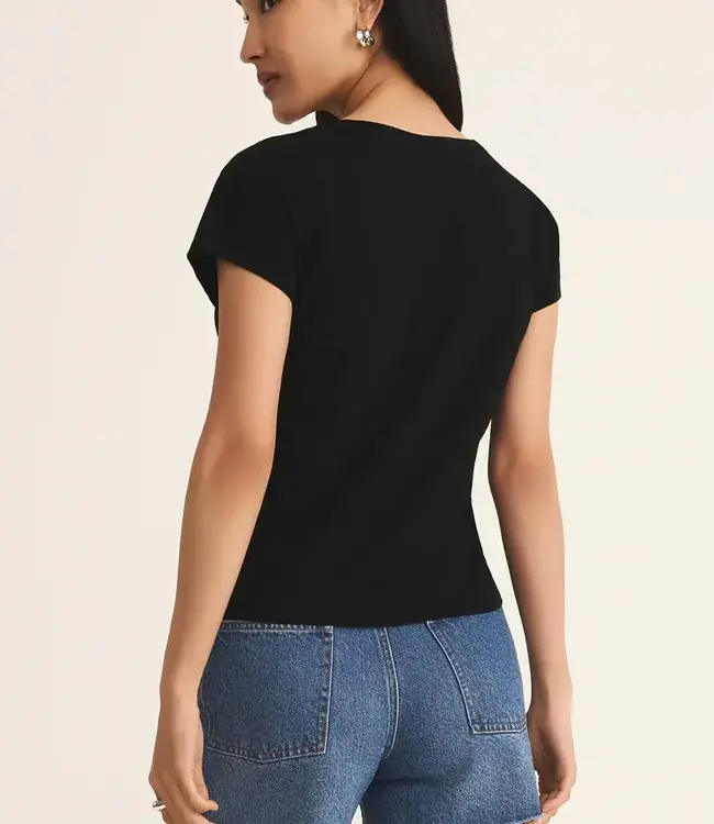 ZSupply Modern VNeck Tee, Black