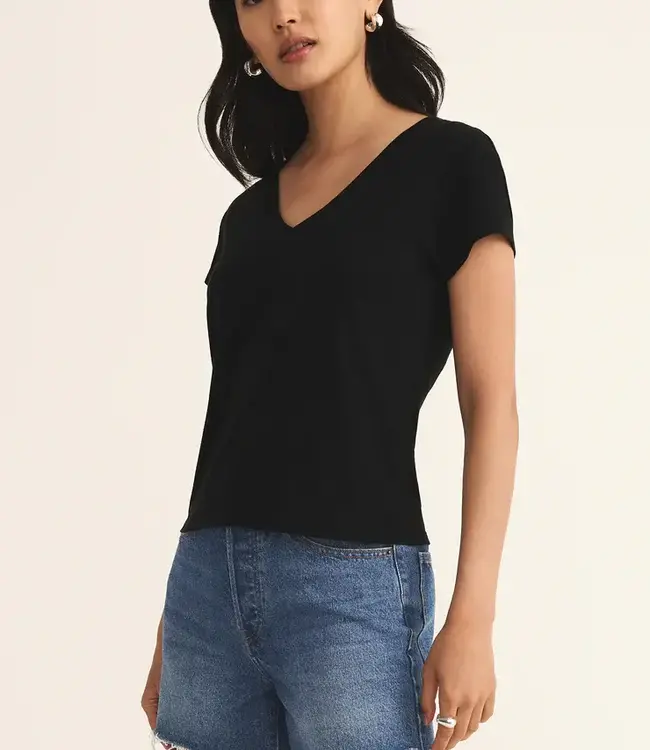 ZSupply Modern VNeck Tee, Black
