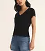 ZSupply Modern VNeck Tee, Black