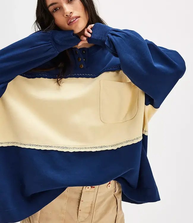 Free People Strawberry Sweatshirt, Oceana Combo