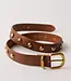 Free People Rhodes Stud Belt, Cognac