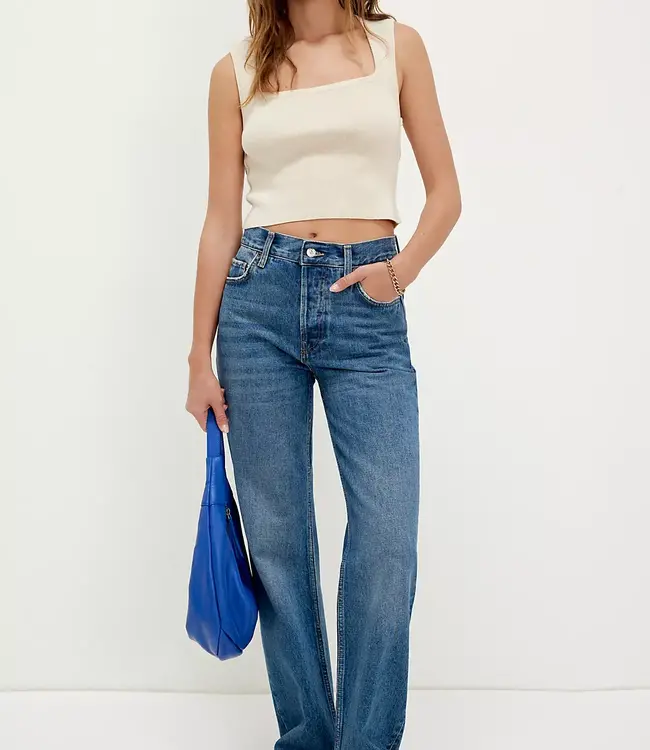Free People Holly Bootcut Jeans, Thames