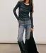Free People Be My Baby LS Tee, Black