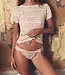 Free People Angelina Lace Tee, Tea