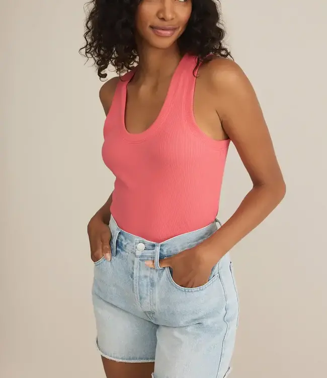 ZSupply Sirena Rib Tank, Sunset Pink