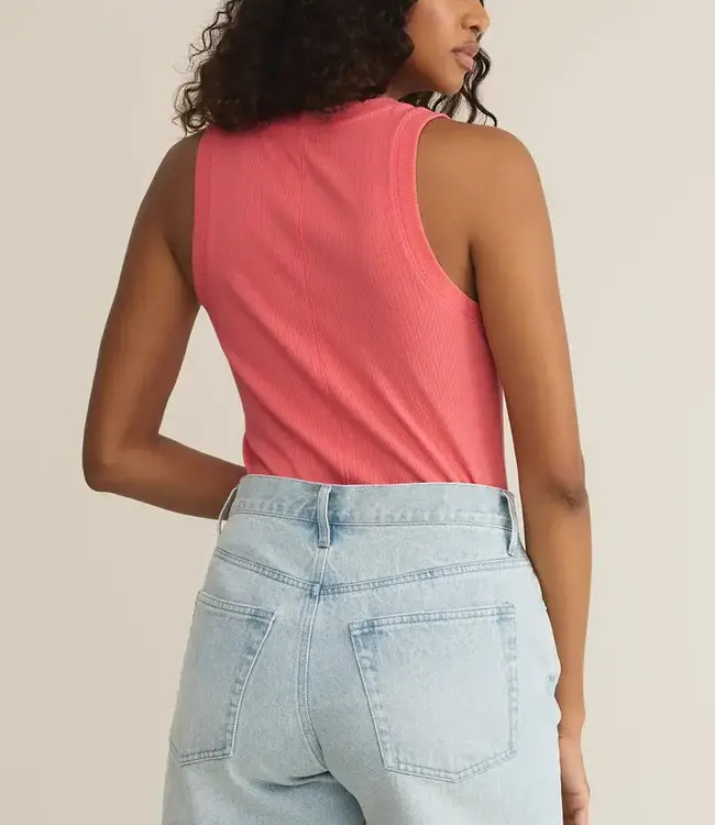 ZSupply Sirena Rib Tank, Sunset Pink