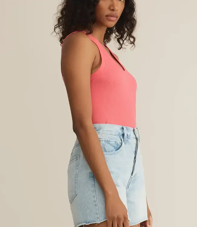 ZSupply Sirena Rib Tank, Sunset Pink