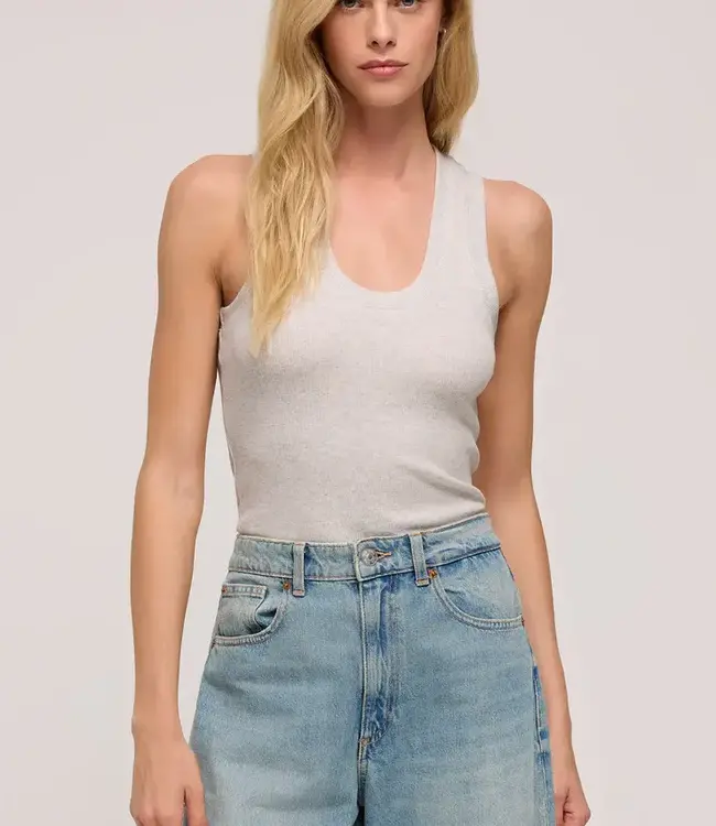 ZSupply Sirena Rib Tank, Lt Heather Grey