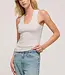 ZSupply Sirena Rib Tank, Lt Heather Grey