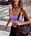 Free People Leigh Distressed Boho Bag, Aged Graphite
