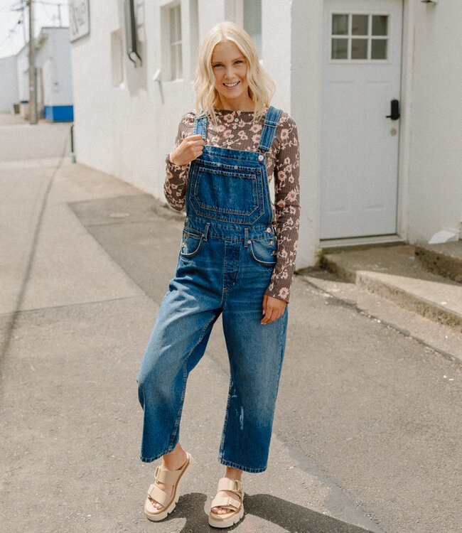 Free People Deep Trance Overalls, Reverie